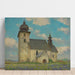 Reproduction of the painting Gothic Church in Zehra - Ludovít Cordak
