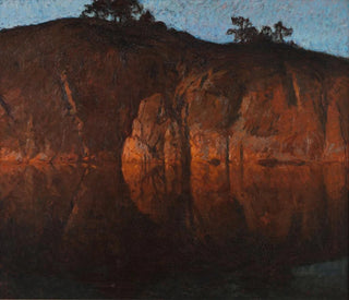 After the sunset, archipelago pattern - Gottfrid Kallstenius — artwork view