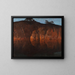 After the sunset, archipelago pattern - Gottfrid Kallstenius — framed artwork on a wall