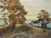 Coastal Landscape Painting at Sunset - Gottfrid Kallstenius — artwork view