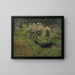 Cemetery Scene - Gottfrid Kallstenius — framed artwork on a wall