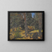 a pine bench - Gottfrid Samuel Nickolaus Kallstenius — framed artwork on a wall