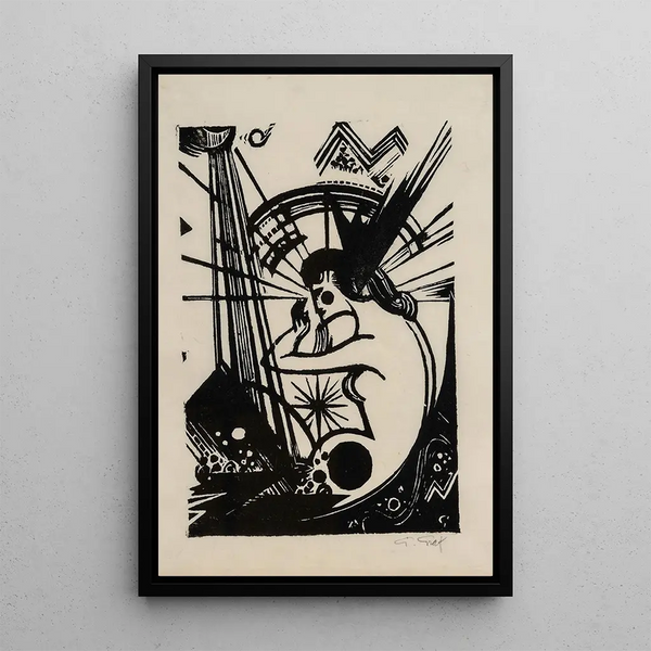 Conception - Gottfried Graf — framed artwork on a wall