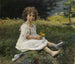 Girls in a Flower Field - Gottfried Hofer — artwork view