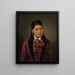 Maori Girl Painting - Gottfried Lindauer — framed artwork on a wall