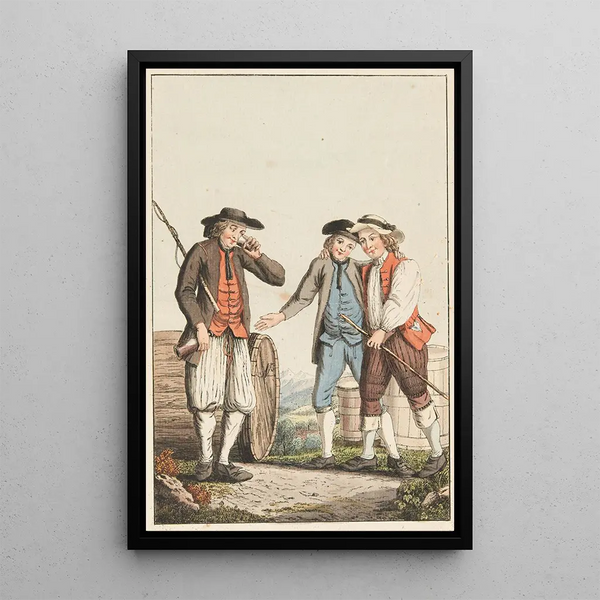 Bacchus de Morat - Gottfried Locher — framed artwork on a wall