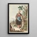 the Onion Seller from the Canton of Solothurn - Gottfried Locher — framed artwork on a wall