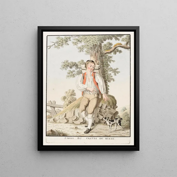 Peasant of the Canton of Bern - Gottfried Locher — framed artwork on a wall