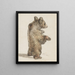 Standing Painting Br - Gottfried Mind — framed artwork on a wall