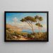 A Neapolitan landscape - Gottfried Seelos — framed artwork on a wall
