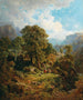 a landscape in the Fassa Valley, South Tyrol - Gottfried Seelos — artwork view