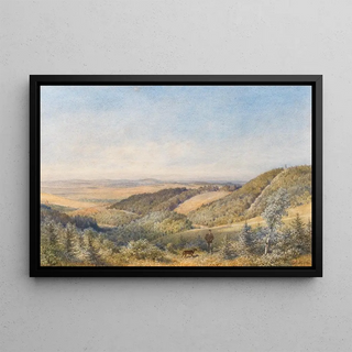 Gottfried Seelos - A landscape near Sebetov Castle.webp