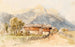 Farmhouses in the Mountains Steinernes Meer near Saalfelden - Gottfried Seelos — artwork view