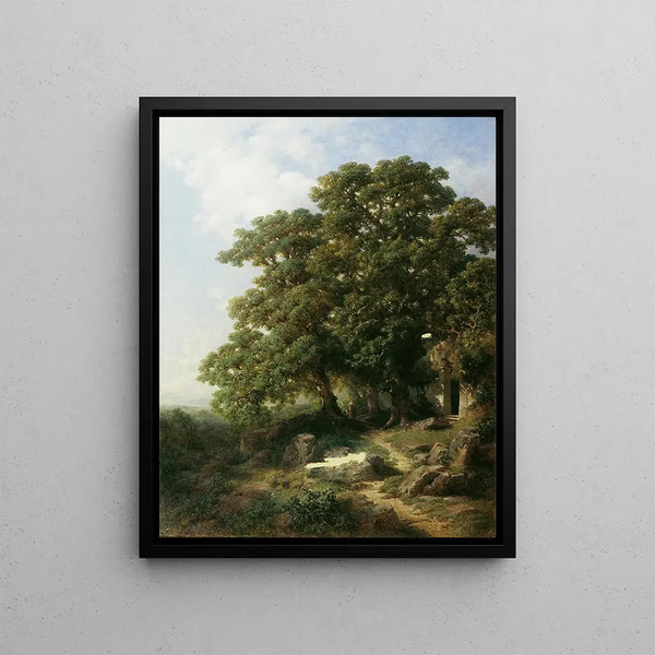 Chestnuts of South Tyrol - Gottfried Seelos — framed artwork on a wall