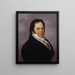 Portrait of Herz Elias Reiss - Gotthelf Leberecht Gläser — framed artwork on a wall