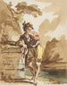 Boy leaning against a wall - Gottlieb Welt — artwork view