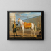 The Napoleon's horse - Gottlob Alexander Sauerweid — framed artwork on a wall