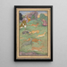 Hunting of the Antelope and Deer - Govardhan — framed artwork on a wall