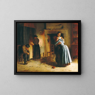 The Homecoming - Graciano Mendilaharzu — framed artwork on a wall