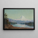 Mount Tacoma from Lake Washington - Grafton Tyler Brown — framed artwork on a wall