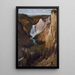 View of the Lower Falls of Yellowstone Grand Canyon - Grafton Tyler Brown — framed artwork on a wall