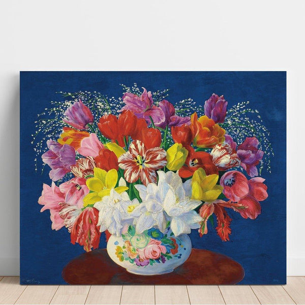 Reproduction of the painting of a Large Bouquet of Tulips - Moïse Kisling