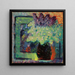 a Grand still life, lilac bouquet in a vase - Alexej von Jawlensky — framed artwork on a wall