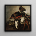 Kitchen Still Life Painting - Carl Schuch — framed artwork on a wall