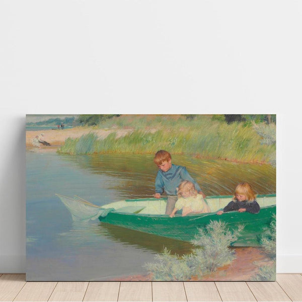 Reproduction of the painting Large Hopes Painting - Charles Courtney Curran