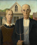 American Gothic painting - Grant Wood — artwork view