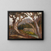 The Longs Peak from Loch Vale, Estes Park, Colorado - Grant Wood — framed artwork on a wall