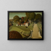 The birthplace of Herbert Hoover, West Branch, Iowa - Grant Wood — framed artwork on a wall