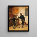 L deposit for a violin lesson - Gérard Portielje — framed artwork on a wall