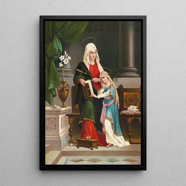 Sainte Anne - Gray Litho Co — framed artwork on a wall