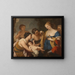 The Discovery of Moses - Gregorio Lazzarini — framed artwork on a wall