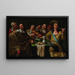 Les cinq sens - Gregorius Oosterlinck — framed artwork on a wall