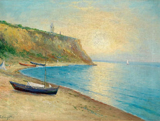a scene in Crimea - Grigori Ivanovitch Kapustin — artwork view