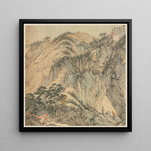 Grotte de Huanglong - Grotte du Dragon Jaune - Song Xu — framed artwork on a wall