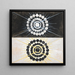 Groupe IXSUW No 8 The Swan No 8 - Hilma af Klint — framed artwork on a wall