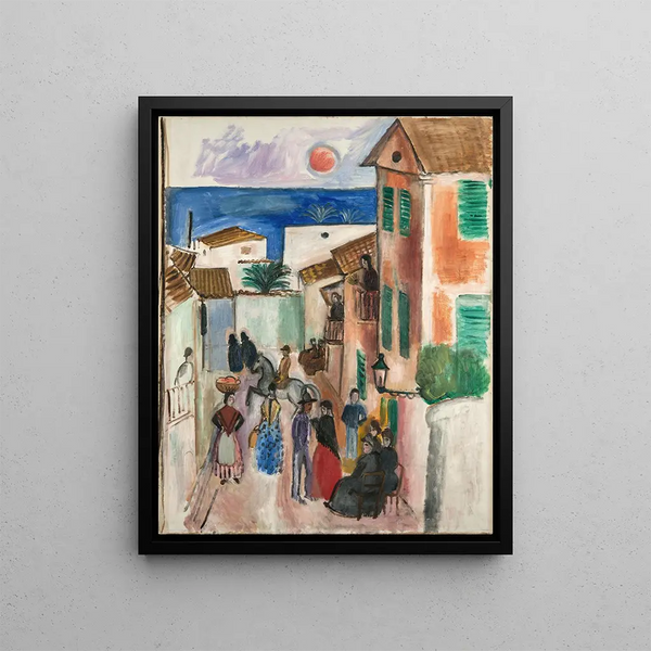 Rue de Palma - Gösta Sandels — framed artwork on a wall