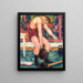 Athletes - Gösta von Hennigs — framed artwork on a wall