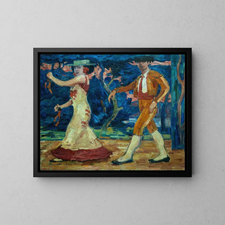 Spanish Dance - Gösta von Hennigs — framed artwork on a wall