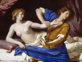 Joseph and Potiphar's Wife - Guercino — artwork view