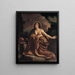Madeleine pénitente - Guercino — framed artwork on a wall