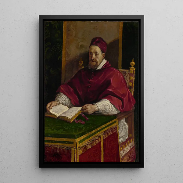 Pope Gregory XV - Guercino — framed artwork on a wall