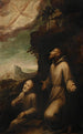 Saint François receives the stigmata - Guglielmo Caccia — artwork view