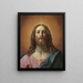 Bust of Christ - Guido Reni — framed artwork on a wall