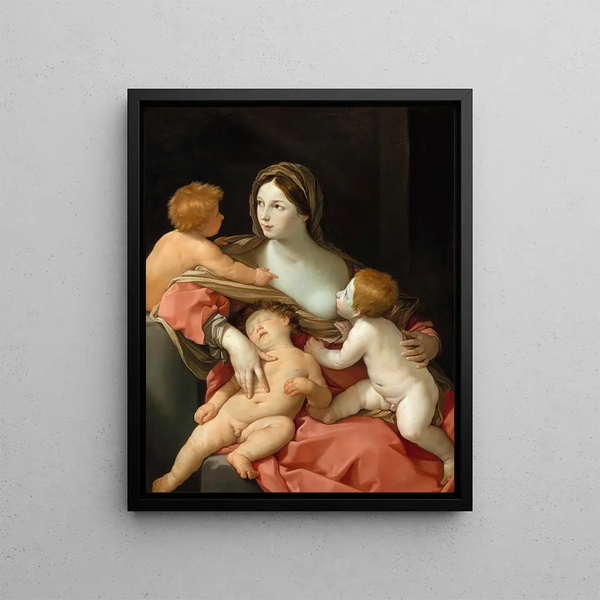 Charité - Guido Reni — framed artwork on a wall