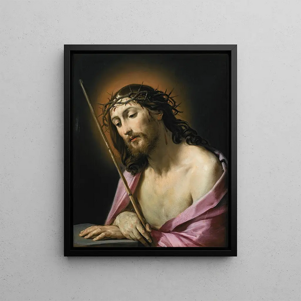 The Christ as Ecce Homo - Guido Reni — framed artwork on a wall