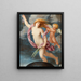 Fortuna with a purse - Guido Reni — framed artwork on a wall